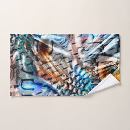 Helles, verdrilltes Samt oder Samt Badhandtuch Set (Handtuch)