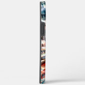 Helles, verdrilltes Samt oder Samt Case-Mate iPhone Hülle (Rückseite / Rechts)
