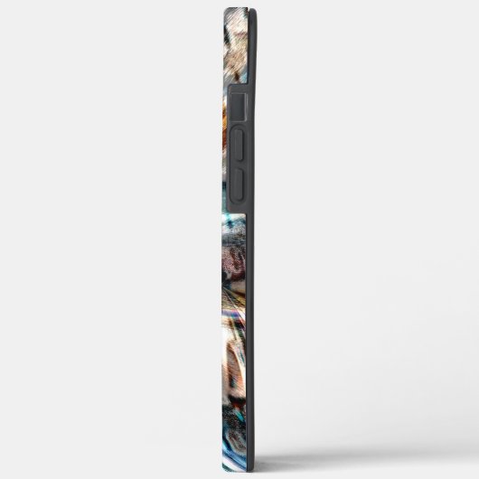 Helles, verdrilltes Samt oder Samt Case-Mate iPhone Hülle (Rückseite / Links)
