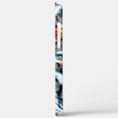 Helles, verdrilltes Samt oder Samt Case-Mate iPhone Hülle (Rückseite / Links)