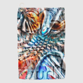 Helles, verdrilltes Samt oder Samt Golfhandtuch