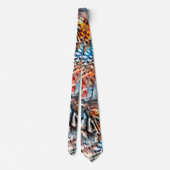 Helles, verdrilltes Samt oder Samt Krawatte (Rückseite)