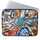 Helles, verdrilltes Samt oder Samt Laptopschutzhülle (Vorderseite)