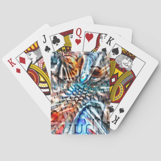 Helles, verdrilltes Samt oder Samt Spielkarten (Rückseite)