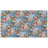 Helles, verdrilltes Samt oder Samt Tischdecke (Vorderseite (Horizontal))