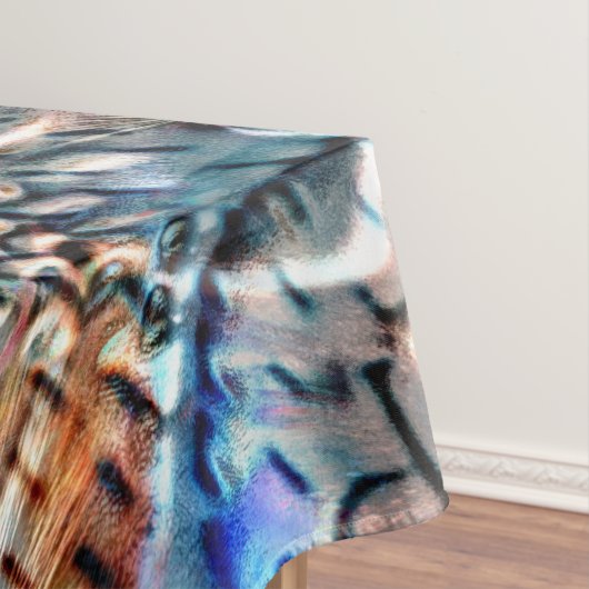 Helles, verdrilltes Samt oder Samt Tischdecke (Beispiel)