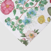Helles Vintage-Blumen-Collage-Tissue-Papier  Seidenpapier (Ausschnitt)