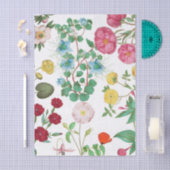 Helles Vintage-Blumen-Collage-Tissue-Papier  Seidenpapier (Handwerk)