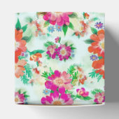 Helles Vintage-Blumenmuster Geschenkschachtel (Oben)