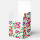 Helles Vintage-Blumenmuster Geschenkschachtel (Geöffnet)