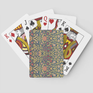 Helles Violett und Akelei (von William Morris) Spielkarten