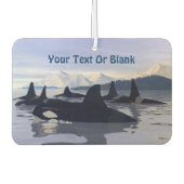 Helles Wasser Orca Autolufterfrischer (Vorderseite)