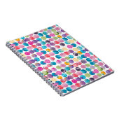 Helles Wasserfarbspritzer-Notizbuch Notizblock (Rechte Seite)