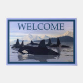 Helles Water Orca - Willkommen Fußmatte (Vorderseite)