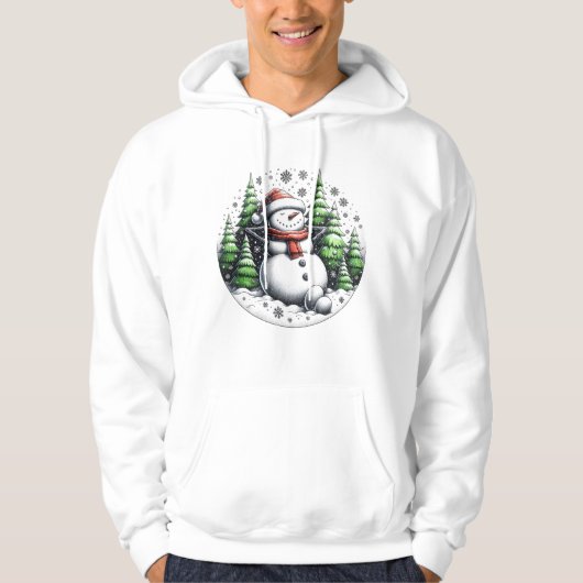 Helles Weihnachtsaddictive Hoodie (Vorderseite)