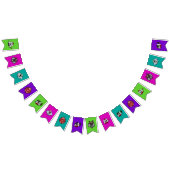 Helles Weihnachtsbanner mit Weihnachtskrippen Wimpelkette (Alle)