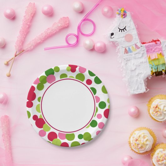 Helles Weihnachtsbuch Teller (Party)