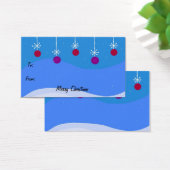 Helles Weihnachtsgeschenk-Tag (Schreibtisch)