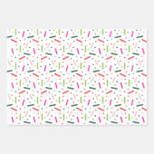 Helles Whimsisches Weihnachtswrapping Papier (Vorderseite)
