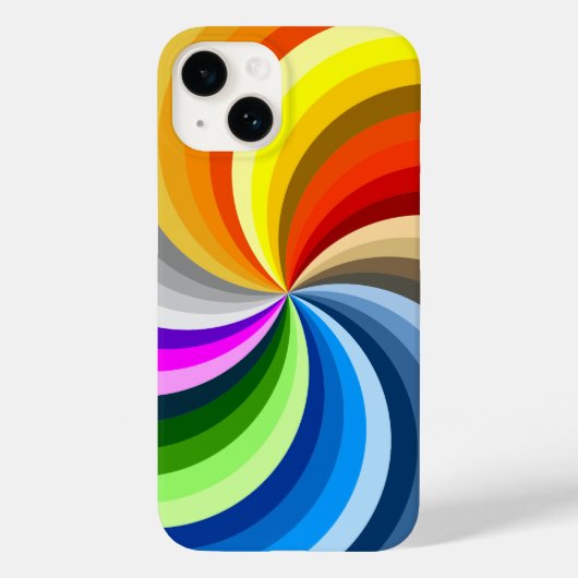 Helles wirbeln Case-Mate iPhone hülle (Rückseite)