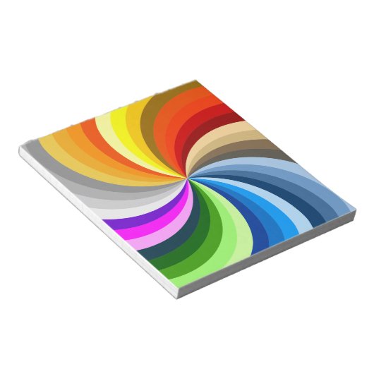 Helles wirbeln notizblock (angewinkelt)