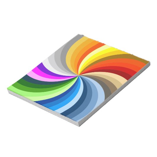 Helles wirbeln notizblock (Rotiert)