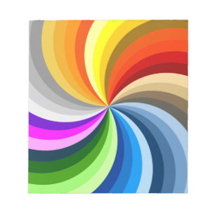 Helles wirbeln notizblock