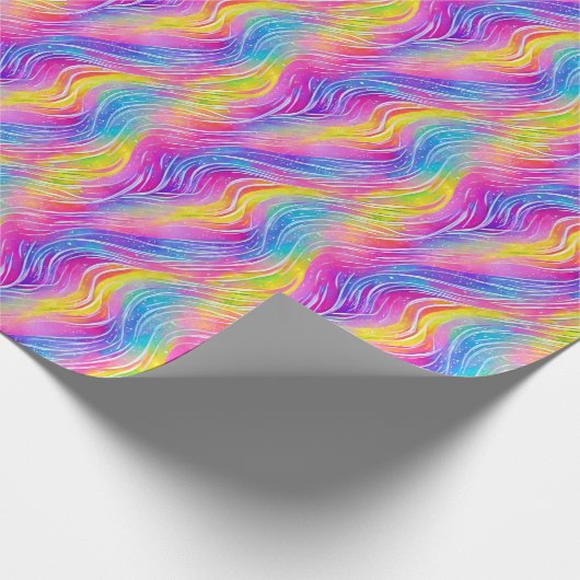 Helles Wirbles Muster Geschenkpapier (Ecke)