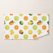 Helles Zitrusfrucht-Erfrischungsmuster Badhandtuch Set (Handtuch)