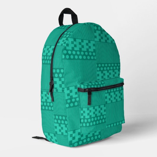 HELLEVI-DRUCKENDE BACKPACK BEDRUCKTER RUCKSACK (Rückseitige Ecke links)