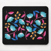 Hellfarbene Abstrakte Blüte Mousepad (Vorne)