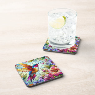 HELLFARBENE GLASHEIZBIREN GETRÄNKEUNTERSETZER