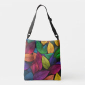 HELLFARBENE HERBSTLAUBE TRAGETASCHEN MIT LANGEN TRÄGERN (Rückseite)