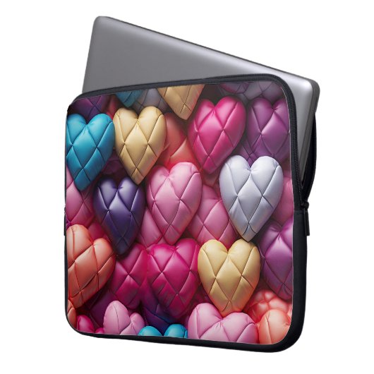 HELLFARBENE LIEBE LAPTOPSCHUTZHÜLLE (Vorderseite Links)