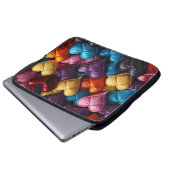 HELLFARBENE LIEBE LAPTOPSCHUTZHÜLLE (Vorne Knopf)