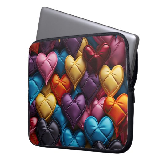 HELLFARBENE LIEBE LAPTOPSCHUTZHÜLLE (Vorderseite Links)