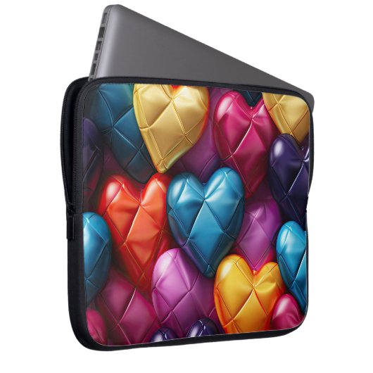 HELLFARBENE LIEBE LAPTOPSCHUTZHÜLLE (Vorne Rechts)