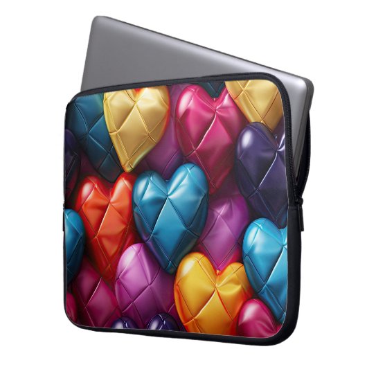 HELLFARBENE LIEBE LAPTOPSCHUTZHÜLLE (Vorderseite Links)