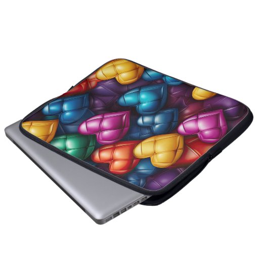 HELLFARBENE LIEBE LAPTOPSCHUTZHÜLLE (Vorne Knopf)