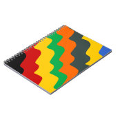 Hellfarbene Meereswellen Notizblock (Linke Seite)