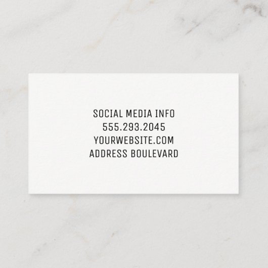 Hellfarbene Mode | Augenweide Visitenkarte (Rückseite)