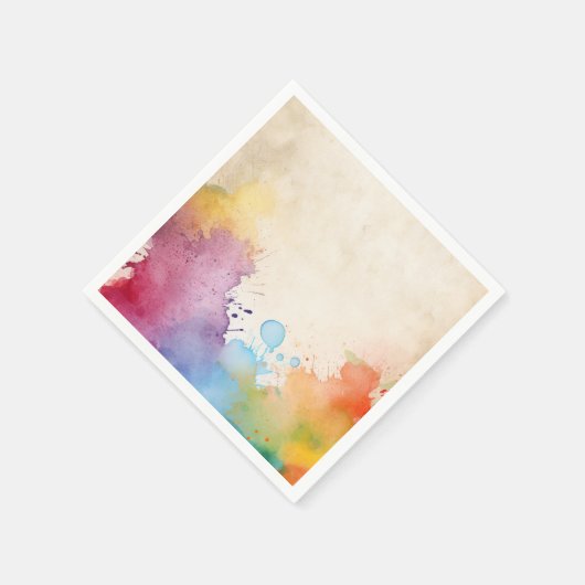 Hellfarbene Splint Serviette (Ecke)