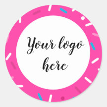 Hellfarbene Sprinkle-Muster-Aufkleber