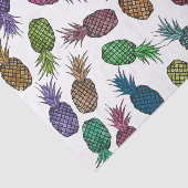 Hellfarbene tropische Ananas Seidenpapier (Ausschnitt)