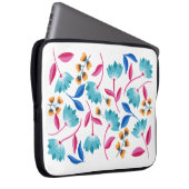 Hellfarbener, floraler Laptop-Sieb Laptopschutzhülle (Vorne Rechts)