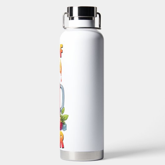 HELLFARBENER GESCHMACK DER SOMMERGETRÄNKE TRINKFLASCHE (Rückseite)