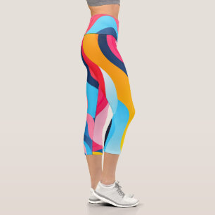 Hellfarbener Hintergrund Capri Leggings
