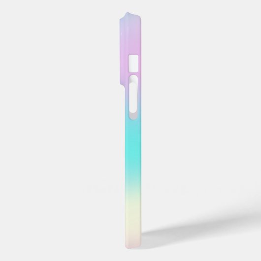 Hellfarbener holografischer Hintergrund Case-Mate iPhone Hülle (Rückseite / Links)