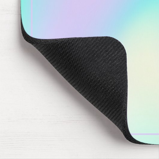 Hellfarbener holografischer Hintergrund Mousepad (Ecke)