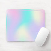 Hellfarbener holografischer Hintergrund Mousepad (Mit Mouse)